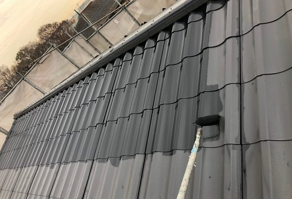 三重県伊勢市　屋根塗装(防水工事)　ウレタン防水　密着工法