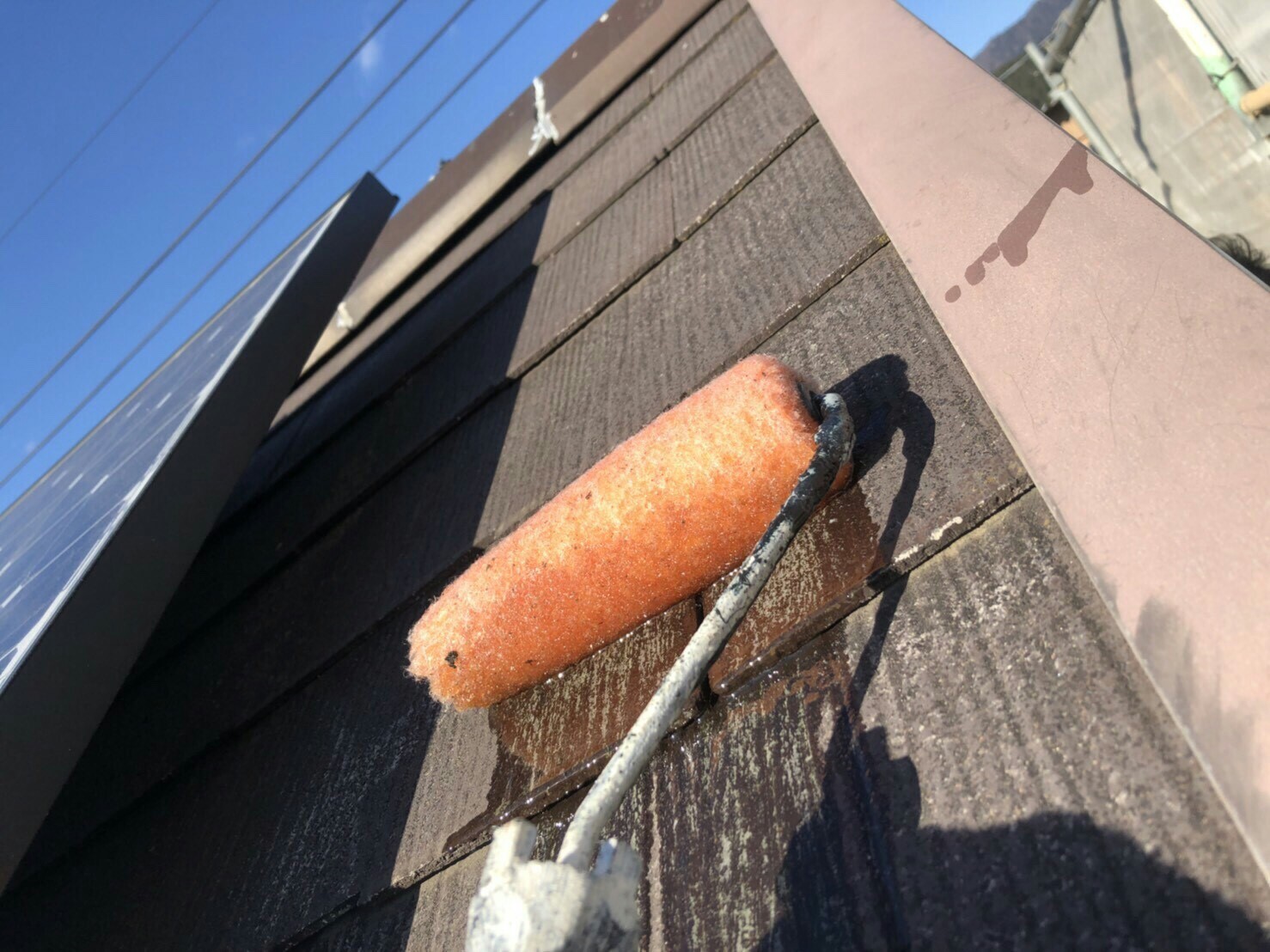 三重県津市　屋根塗装　外壁塗装　日本ペイント パーフェクトトップ ラジカル制御式