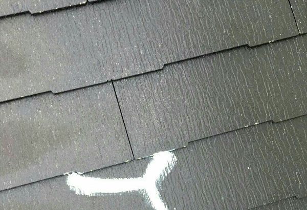 三重県松阪市　屋根塗装　雨漏り　棟板金補修　KFケミカル　セミフロンルーフⅡ